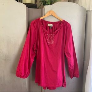 🥀Bit & Bridle Boho Embroidered Top